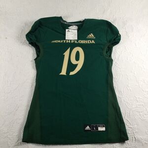 University of South Florida Jersey Mens Large Green Adidas Authentic 2019 NWT